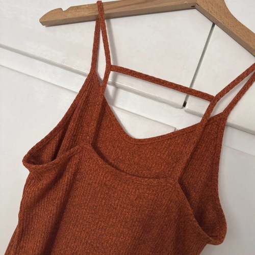 Topshop dress like new, black and orange, size S