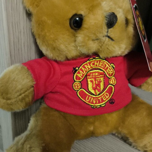 Manchester United authentic teddy bear new