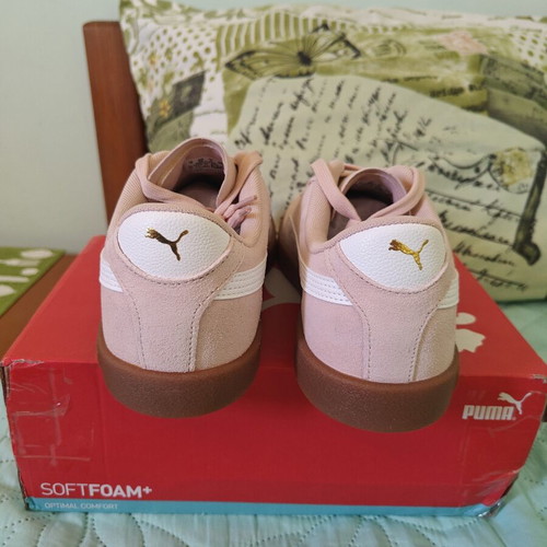 Puma Club II sneakers new, white and pink, size 39