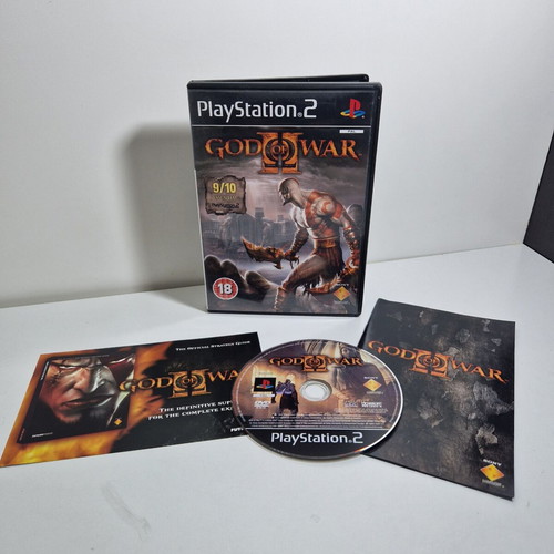 God of War 2 Black Label PS2 game like new