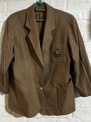Burberry blazer wool jacket used, beige, size XL