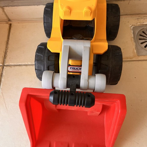 Set of large children's construction trucks like new