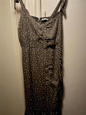 Abercrombie women's summer dress like new, size L, white and green