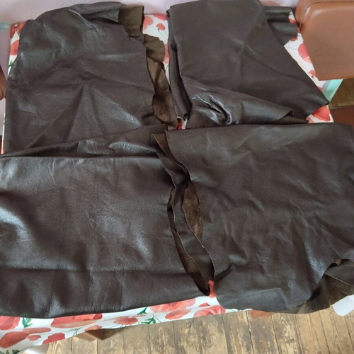 Genuine Lamb Leather cut factory new