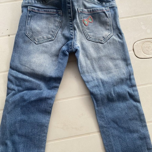 Tommy Hilfiger toddler jeans and H&M printed jeans, size 92 cm