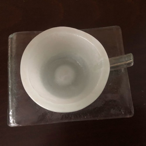 Glass Studio handmade coffee cups new