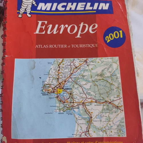Michelin Europe Road and Tourist Atlas 2001, vintage