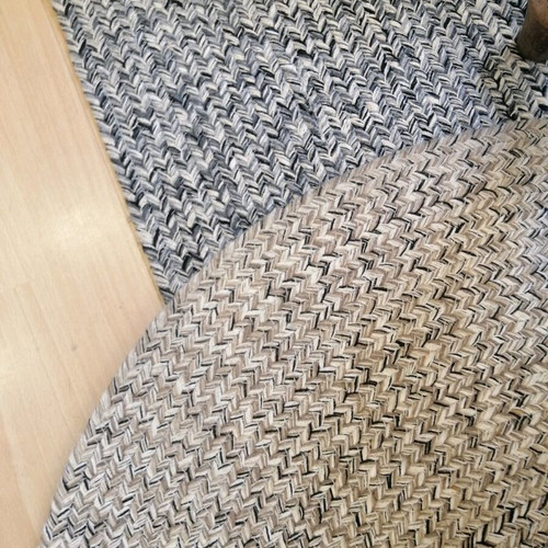 Rhythm rug 120x160 100% cotton new in beige and gray