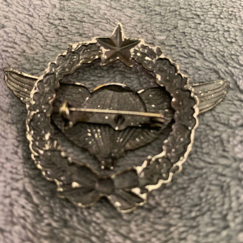 France Air Force military emblem used, metal relief