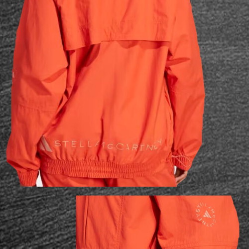 Stella McCartney women's windbreaker large new orange