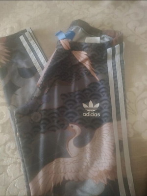 Adidas leggings used, medium, multicolor