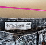 Stradivarius Jean pants D98 like new, high waist, black and grey