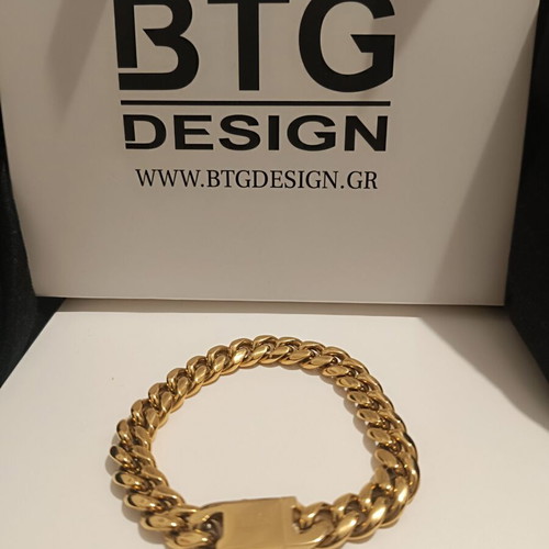 BTG Design bracelet gold color like new