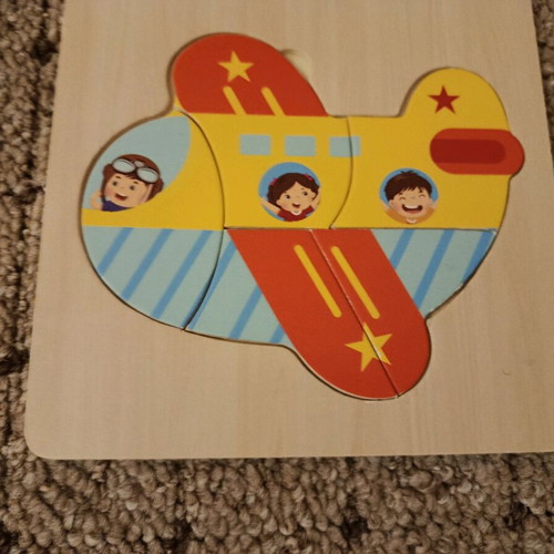 Wooden puzzles used, baby and kids jungle design