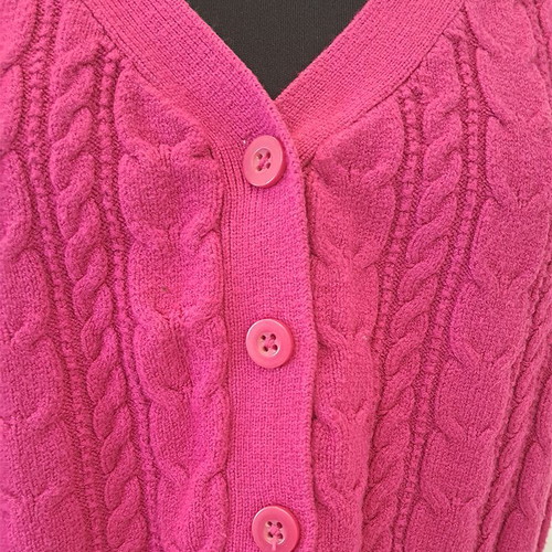 Gileko-Cardigan Stradivarius Fuchsia/Purple (S)