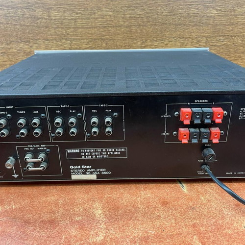Goldstar GSA-8500 stereo amplifier used