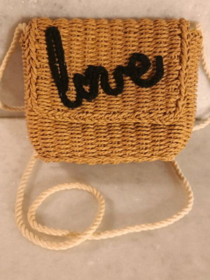 Mini straw bag