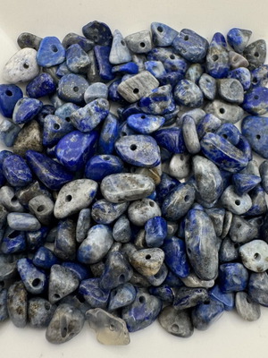 Lapis Lazuli Chipstone Beads like new, 2-10 mm