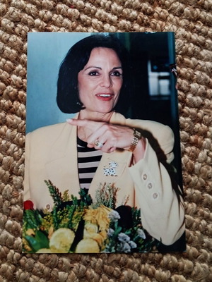 Miss Universe 1964 Korina Tsopei photo like new, 21.5x15 cm
