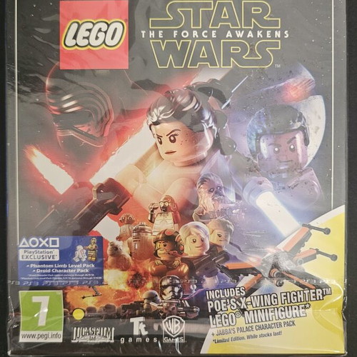 Lego Star Wars The Force Awakens PlayStation 3 game like new with extra figure