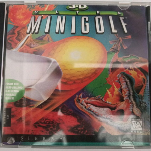 3D Ultra Minigolf PC like new, compatible with Windows 95