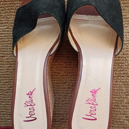 Shoes two pairs new, black platform sandals size 39