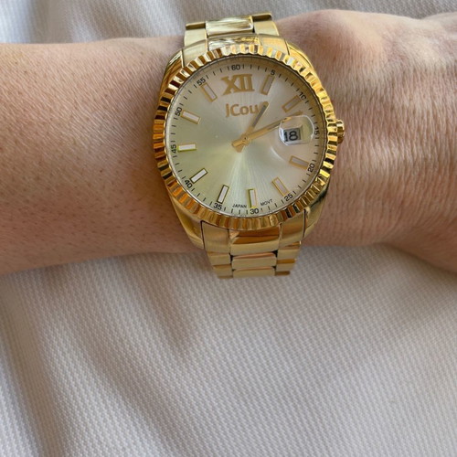 Jcou women's watch used with gold bracelet