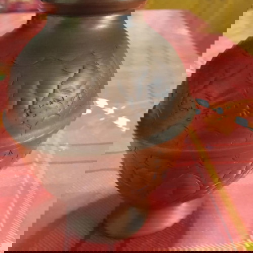 Διακοσμητικά επιτραπέζια μπρούτζινα σαν καινούργια, σετ 2 τεμαχίων