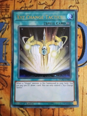 Xyz Change Tactics κάρτα Yu-Gi-Oh! μεταχειρισμένη, Ultra Rare