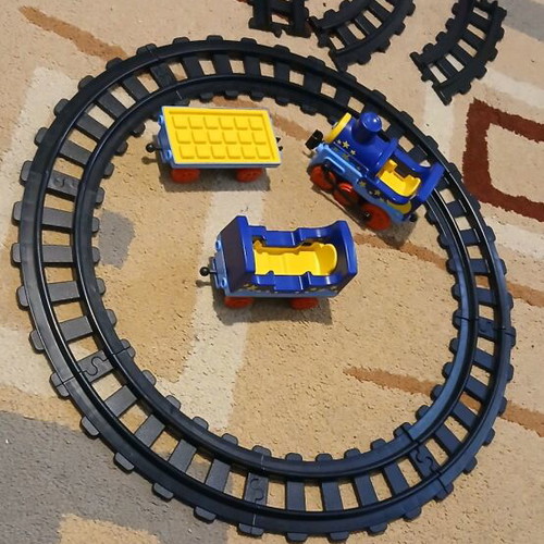 Playmobil 123 τρένο 6880 μεταχειρισμένο, πακέτο με πυροσβεστικό και αστυνομία