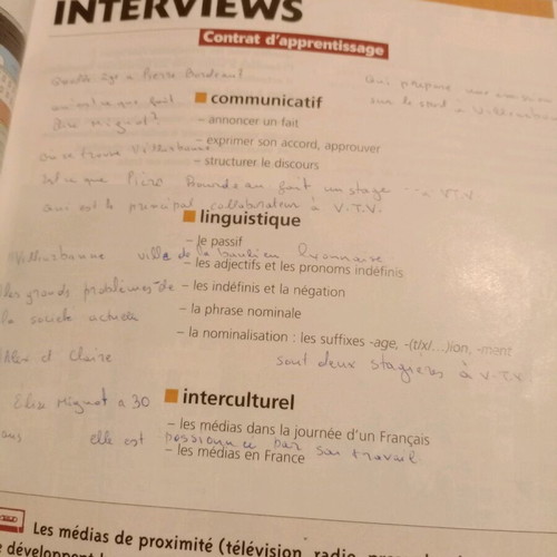 Hachette Forum 2 used French language book