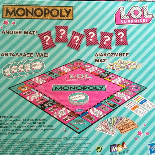 Monopoly Lol 2018 board game used Hasbro Gaming
