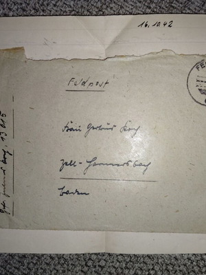 Set of 2 Feldpost Letters 1942, new