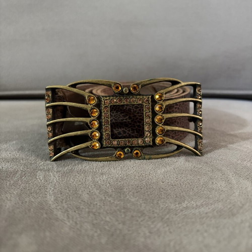 Vera Pelle Imperial men's belts used, brown leather, 100 cm