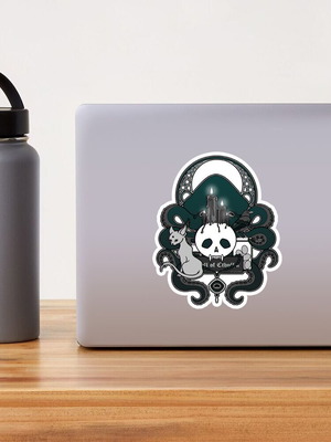 Lovecraft Aesthetic handmade sticker made to order