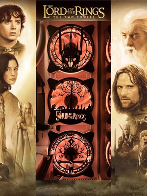 Lord of the Rings 120mm PC fan covers set of 3, new