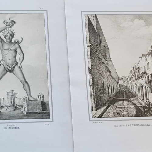 Collection of 12 Famous Rhodes Engravings like new, full set