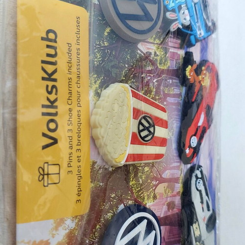 Σετ Volkswagen VolksKlub κονκάρδες και διακοσμητικά παπουτσιών καινούργιο, επίσημο
