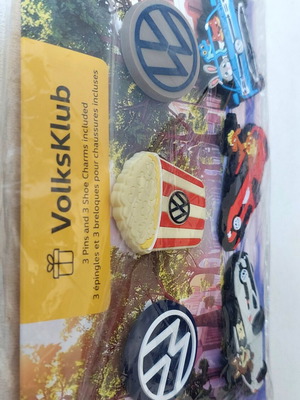 Σετ Volkswagen VolksKlub κονκάρδες και διακοσμητικά παπουτσιών καινούργιο, επίσημο