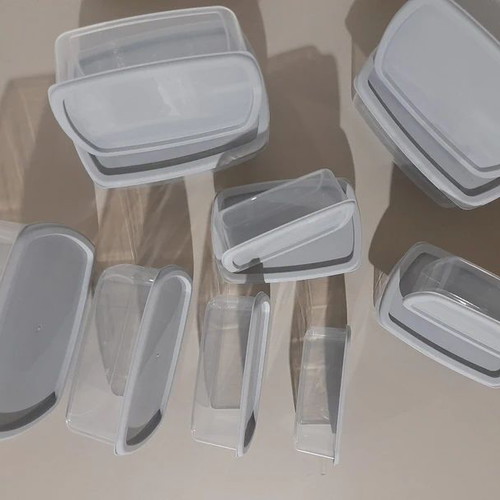 Rectangular food storage bowls set of 12, new, BPA free