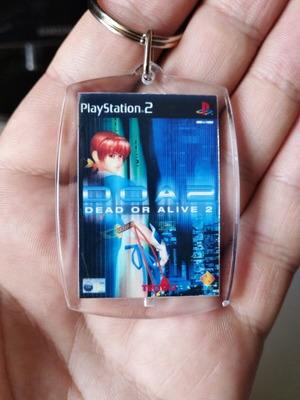 DOA2 Dead or Alive 2 PS2 acrylic keychain