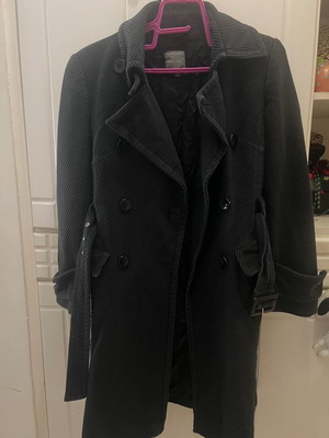 Mark Aurel cape coat like new, women's fitted, size S-M, blue