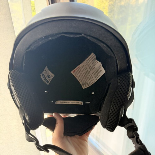 No Fear helmet, black with blue details
