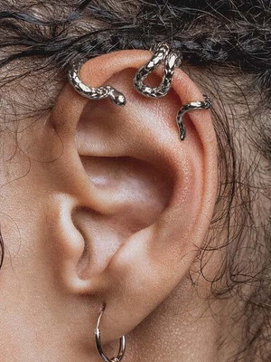 Regalrose Snake Ear Wrap Cuff 925 Sterling Silver new