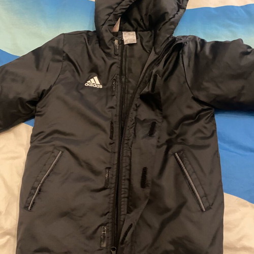 Adidas jacket for boy 5-6 years like new, black, size 116 cm