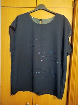 Blue top like new, size 6XL