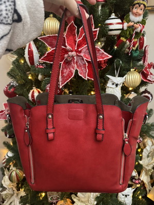 Michael Kors shoulder bag like new, red