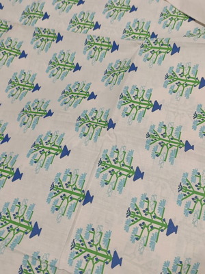 Vintage Piraiki bedding set new, sheet, bottom sheet, two pillowcases