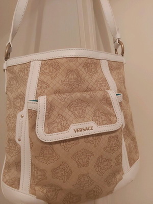 Versace shoulder bag new, beige