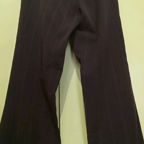Tally Weijl fabric pants brown with pink stripe like new, size S